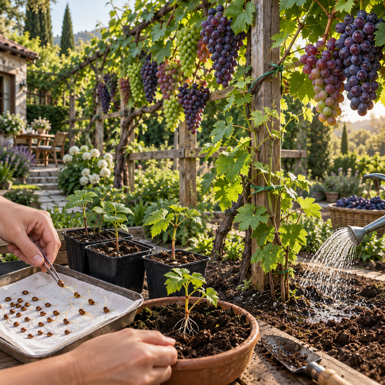 The Step-by-Step Secret to Growing Sweet Purple Grapes at Home